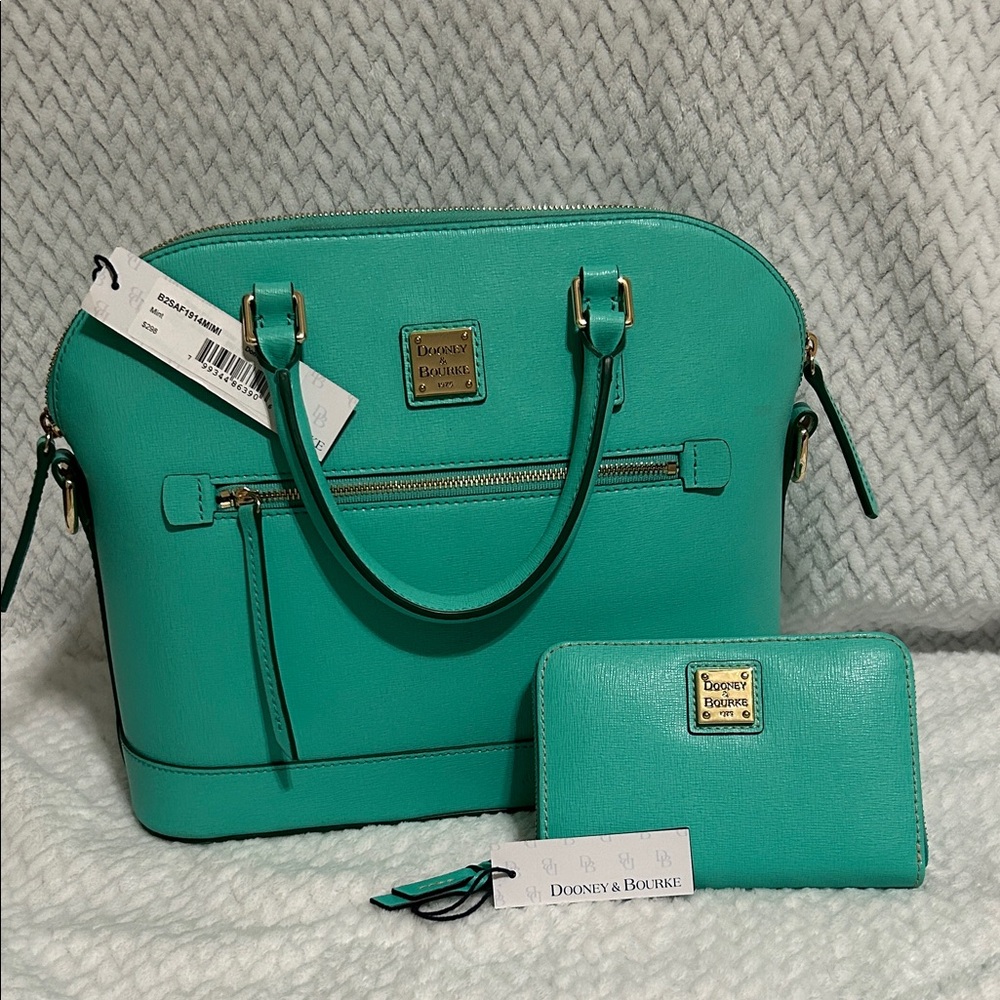Dooney and Bourke Satchel and Wallet